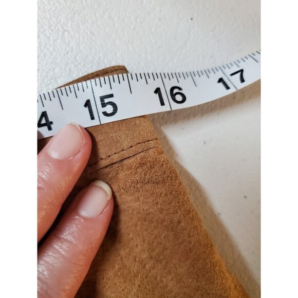 Vtg Rose Schott By Schott N.Y.C Genuine Leather Pencil Skirt Rare Boho Preppy XL - Picture 12 of 16